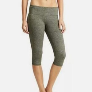 Athleta High Rise Gray Green Energy Chaturanga‎ M